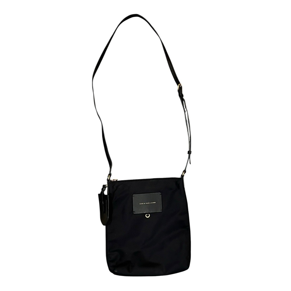 EUC Marc Jacobs Standard Supply Work Wear Black Nylon & PU Leather Crossbody Bag